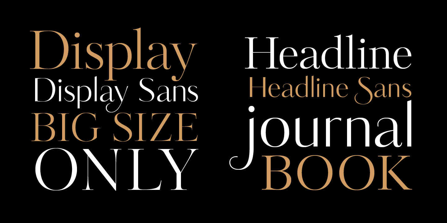 Пример шрифта Kudryashev Display Sans
